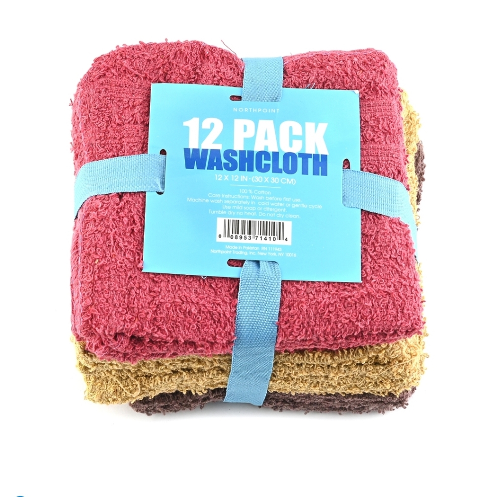 NWT Northpoint 12PK Wash Cloths
